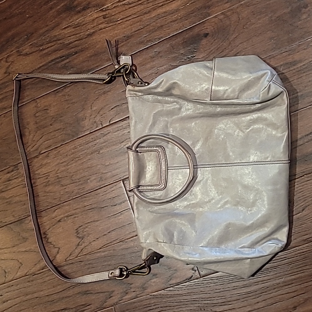 Hobo International Sheila Large Satchel/crossbody - Grey/Taupe